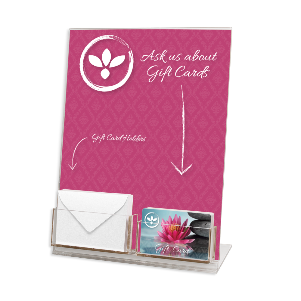 Gift Card and Envelope Acrylic Display Stand – ElavonPOS Gift Card Store