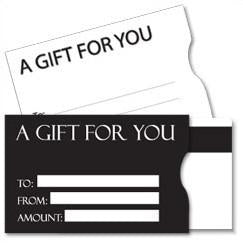 plastic gift card sleeves Black & White Gift Card Sleeves – ElavonPOS Gift Card Store